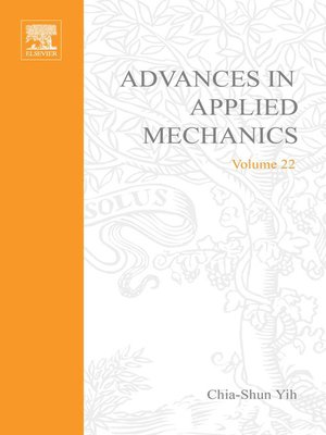 cover image of Advances in Applied Mechanics
